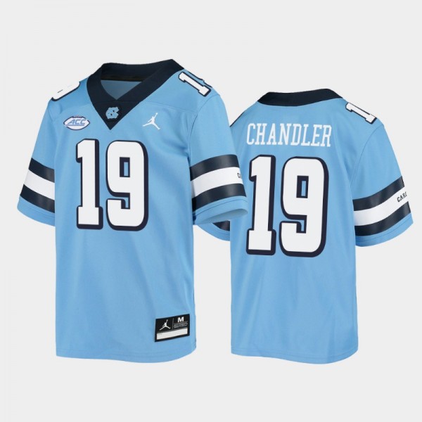 Youth North Carolina Tar Heels College Football #19 Ty Chandler Blue Untouchable Jersey