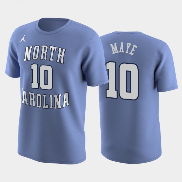 North Carolina Tar Heels College Football Drake Maye #10 Replica Future Star Blue T-Shirt