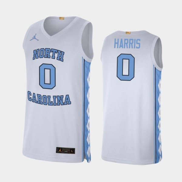 North Carolina Tar Heels Men's Basketball Anthony Harris #0 White Alumni Limited Jersey